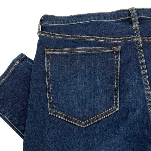 Johnny Was Skinny Jeans High Rise Dark‎ Wash Stretch Size 32 - Picture 6 of 11